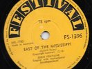 Eddie Fontaine East of the Mississippi OZ 78 RPM Rockabilly