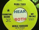 Rare Country Promo 45 MERLE HAGGARD Mama Tried /You'll Never Love Me CAPITOL mp3