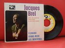 JACQUES BREL Fernand / Grand-Mere / Les Desesperes 7/45 EP MADE IN PORTUGAL RARE