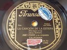 JAZZ 78rpm RECORD Brunswick ABE LYMAN O. California LA CANCION DE LA ESTEPA Film