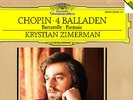 DGG DIGITAL - CHOPIN - 4 BALLADEN - BARCAROLLE - FANTASIE - ZIMERMAN - NM