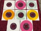 Set of 8 Beatles Color Vinyl 7
