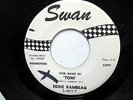 EDDIE RAMBEAU 45 Her Name is Toni  / Skin Divin 1961 Teen Pop PROMO Swan e9236