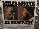 2 EYE Miles Davis Thelonious Monk at Newport LP Vinyl John Coltrane Jazz