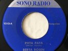 * BERTA ROSEN Pata Pata ENRIQUE LYNCH   BOOGALOO LATIN SOUL Sono Radio 45 HEAR