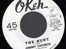 JIMMY CHURCH The Hurt PROMO 45 Okeh NORTHERN SOUL