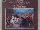 B257 MOZART COMPLETE VIOLIN CONCERTOS YEHUDI MENUHIN 4 x LP EMI STEREO