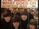 THE BEATLES: Nowhere Man / What Goes On EX PICTURE SLEEVE 45RPM