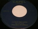 FIVE STARS OF GIBSON Black Gospel 45 Talk To Jesus - CAPEL - HEAR IT