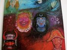 KING CRIMSON IN THE WAKE OF POSEIDON UK LP ISLAND PINK RIM  A-4U/B-3U EX 1970