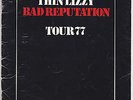 THIN LIZZY BAD REPUTATION 1977 TOUR PROGRAMME FULLY SIGNED
