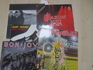 5 LPs Iron Maiden / Gary Moore / Bon Jovi / Saxon / U2
