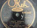 Okeh  8774 & 41157  LOUIS ARMSTRONG  HOT 5 & Orch 78 rpm KNEE DROPS - DALLAS BLS