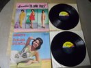 ANNETTE-2 ORIGINAL ROCK-POP LP'S ON BUENA VISTA-PAJAMA PARTY & BIKINI BEACH