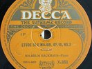 Backhaus. Chopin (Etude op. 10.3; 2 Mazurkas). Decca X 353. NM(-)
