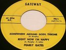 PEARLY GATES Black Gospel Quartet 45 EP - GATEWAY - HEAR IT