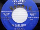 12 YEAR OLD RICHARD LANHAM 45 ON YOUR RADIO DANCE OF LOVE 2nd pressing cc1398
