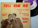 DEAN & MARC 1959 teen bopper 45 Sweden 4song ep TELL HIM NO strong VG++ e9255