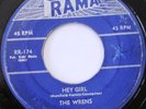 THE WRENS Love's Something That's Made For Two b/w Hey Girl 45 DOO-WOP RAMA 174