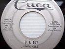 LINDA HALL 1962 female teen 45 ALMOST ALWAYS THERE / G.I GUY cuca label e8921