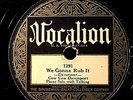 BLUES 78- COW COW DAVENPORT VOCALION We Gonna Rub It/ Texas Shout