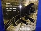 @33CX 1515 *B/G *STARKER /BACH* SUITES FOR SOLO CELLO NOS.2 & 5* FULLY LAMINATED