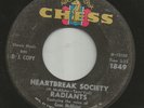 NORTHERN SOUL + POPCORN -- RADIANTS-- HEARTBREAK SOCIETY -HEAR -1963 DJ CHESS