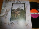 LED ZEPPELIN 4 SYMBOLS..RARE EARLY UK ISSUE RED/MAROON  ATLANTIC 2401012