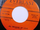 THE CHARTS I Told You So b/w All Because Of Love 45 DOO-WOP EVERLAST 5008