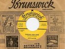 JACK & JIM Brunswick novelty 45 1959 Tarzan Monsters Hop Norman Petty Studios