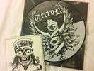 Terror The Damned The Shamed Pic Disc LP + Blood Tracks Demos Colored 7'' Vinyl