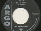 MONOTONES on Argo —FOOLS WILL BE FOOLS— r&b uptempo doo wop 45 | ORIG | LISTEN