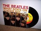 THE BEATLES: Nowhere Man / What Goes On NEAR MINT PS + 45 PS