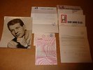 Radio London DJ Chuck Blair 10 x 8 signed Photo + 4 official Fan Club Letters