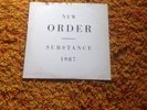 New Order Substance 1987