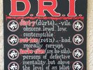 D.R.I. - DEFINITION - VINYL LP - DRI - DIRTY ROTTEN IMBECILES - NEW OLD STOCK