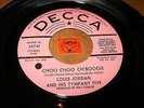 LOUIS JORDAN - CHOO CHOO CH'BOOGIE - RUN JOE  / LISTEN - RNB JIVE CALYPSO