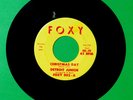 Detroit Junior Foxy 002 Christmas Day 1961 R&B Northern Soul NM