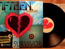 PUNK DOUBLE LP FIFTEEN SURVIVOR SUBCITY SCO 15-1 BLACK VINYL RED/BLACK LABEL