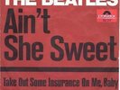 THE BEATLES with TONY SHERIDAN 45 AINT SHE SWEET+PS GERMANY RARE