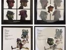 RARE GORILLAZ DEMON DAYS Clear* Color with Streaks Vinyl 2 LP Damon Albarn Blur