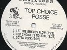 Top Choice Posse - Orig. Rare Near Mint Indie Random Rap 12 Inch