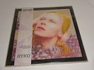 DAVID BOWIE HUNKY DORY 1990 RYKODISC CLEAR VINYL 2-LP REISSUE w/gatefold & obi