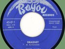 JESSE ALLEN Dragnet / Take It Easy 45rpm Bayou 1953 New Orleans R&B