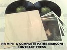 BEATLES WHITE ALBUM SUPERB NMINT UK PATHE MARCONI CONTRACT LABELS POSTER & PICS