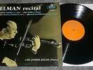 LXT 5303 - ELMAN RECITAL - HANDEL / BACH etc. - MISCHA ELMAN / JOSEPH SEIGER