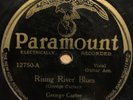 Paramount 12750 GEORGE CARTER Hot Jelly Roll Blues/Rising River  1929 E 78 rpm