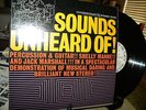 SHELLY MANNE JACK MARSHALL LP-SOUNDS UNHEARD OF JAZZ DJ PROMO-GTFD-VG+(+) ONLY