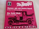 SINGLE THE BEATLES KOMM GIB MIR DEINE HAND OLDTIMER COVER ULTRA RARRR