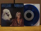 NIRVANA/JESUS LIZARD Oh The Guilt/Puss 7” 45 Single 1993 Blue Vinyl Foo Fighters